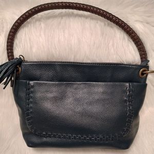 The Sak Dark Teal Leather Handbag